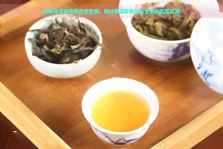 发酵普洱茶熟茶还是生茶，探讨普洱茶熟茶与生茶的发酵差异