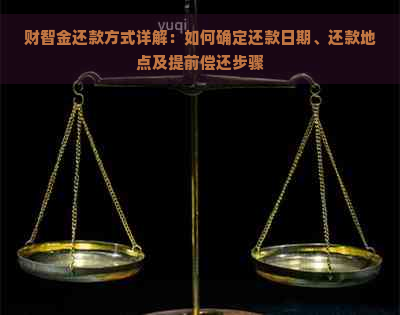 财智金还款方式详解：如何确定还款日期、还款地点及提前偿还步骤