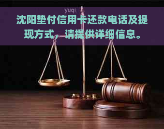 沈阳垫付信用卡还款电话及提现方式，请提供详细信息。