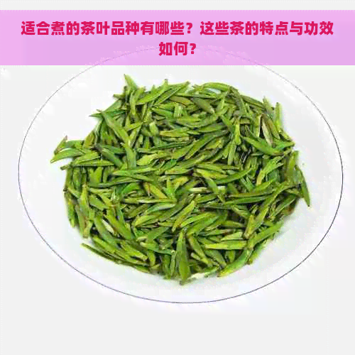 适合煮的茶叶品种有哪些？这些茶的特点与功效如何？