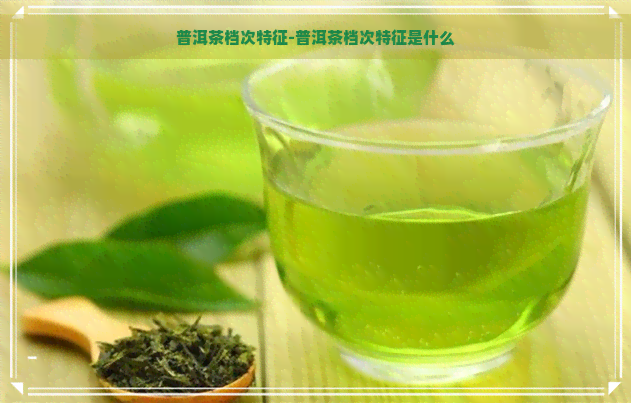 普洱茶档次特征-普洱茶档次特征是什么