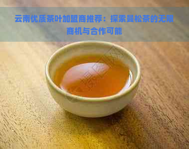 云南优质茶叶加盟商推荐：探索曼松茶的无限商机与合作可能