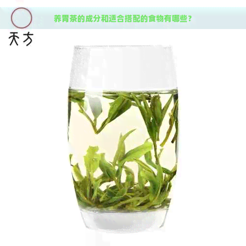 养胃茶的成分和适合搭配的食物有哪些？