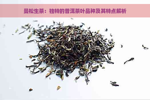 曼松生茶：独特的普洱茶叶品种及其特点解析