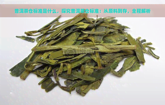 普洱茶仓标准是什么，探究普洱茶仓标准：从原料到存，全程解析