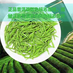 正品普洱茶防伪标志是啥，揭秘正品普洱茶的防伪标志是什么？