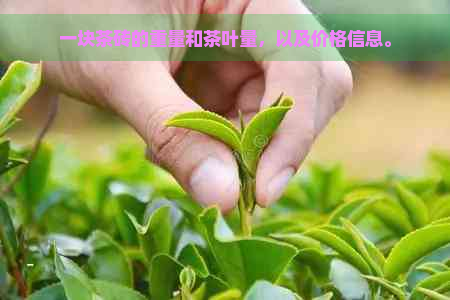 一块茶砖的重量和茶叶量，以及价格信息。