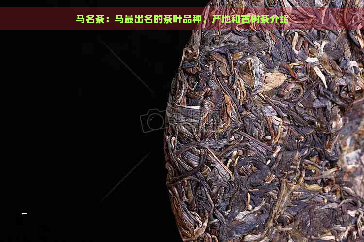 马名茶：马最出名的茶叶品种、产地和古树茶介绍