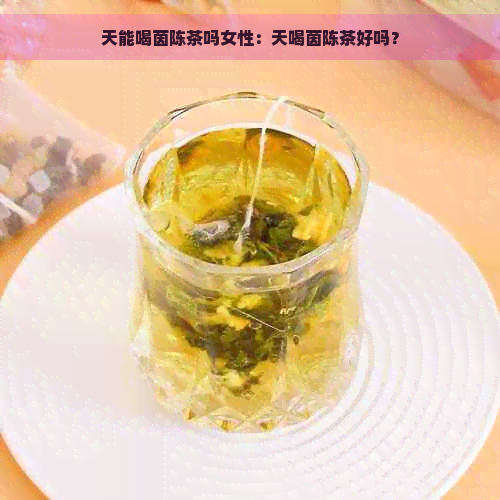 天能喝茵陈茶吗女性：天喝茵陈茶好吗？