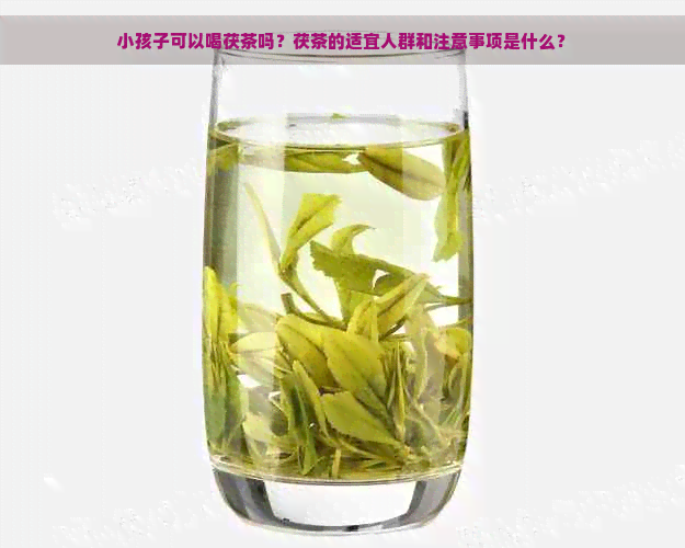 小孩子可以喝茯茶吗？茯茶的适宜人群和注意事项是什么？