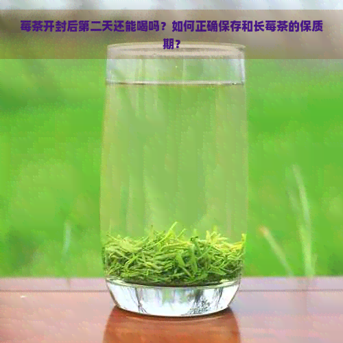 莓茶开封后第二天还能喝吗？如何正确保存和长莓茶的保质期？