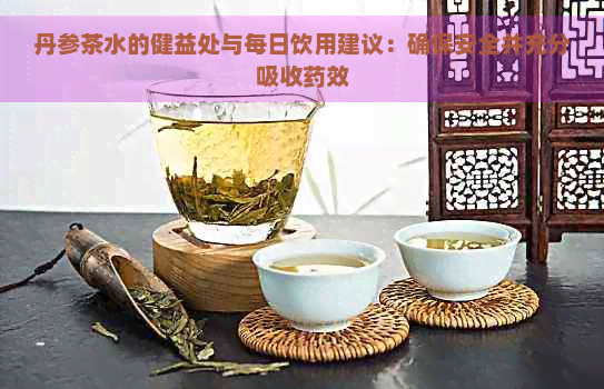 丹参茶水的健益处与每日饮用建议：确保安全并充分吸收药效