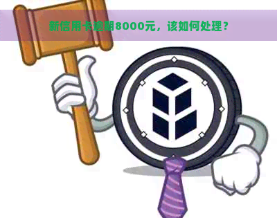 新信用卡逾期8000元，该如何处理？