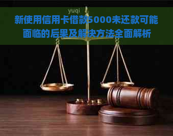 新使用信用卡借款5000未还款可能面临的后果及解决方法全面解析