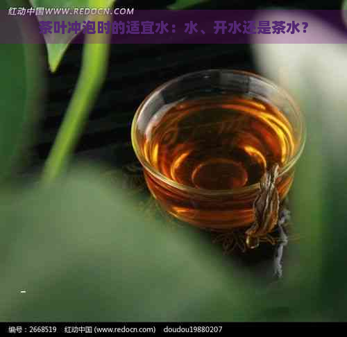 茶叶冲泡时的适宜水：水、开水还是茶水？