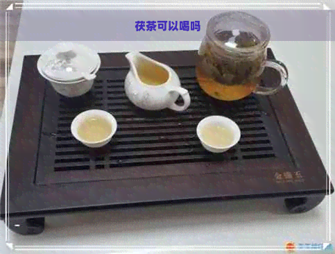 茯茶可以喝吗