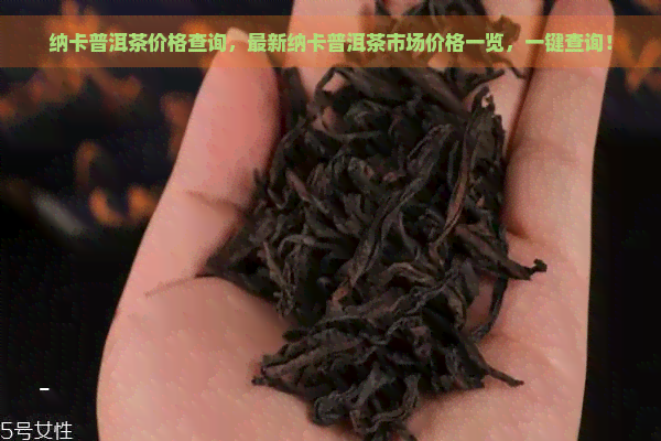 纳卡普洱茶价格查询，最新纳卡普洱茶市场价格一览，一键查询！