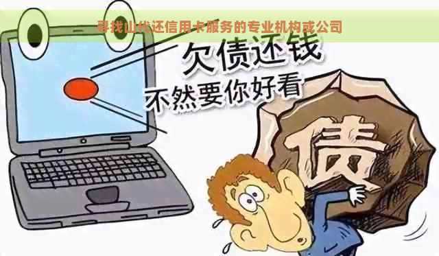 寻找山代还信用卡服务的专业机构或公司