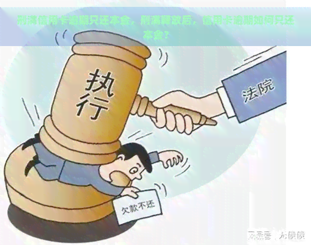 刑满信用卡逾期只还本金，刑满释放后，信用卡逾期如何只还本金？