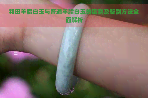 和田羊脂白玉与普通羊脂白玉的区别及鉴别方法全面解析