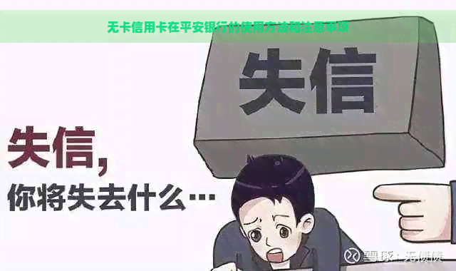 无卡信用卡在平安银行的使用方法和注意事项