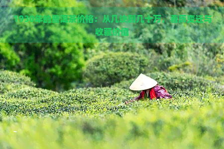 1930年的普洱茶价格：从几块到几十万，看历变迁与收藏价值