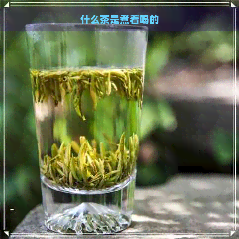 什么茶是煮着喝的