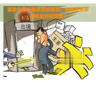 浦发信用卡额度突然降低，逾期未还款如何应对和恢复？