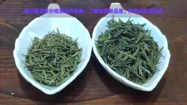 昔归普洱茶价格及选购指南：了解普洱茶品质、种类和购买技巧