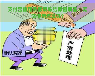 支付宝信用购额度冻结原因解答：无法使用怎么办？