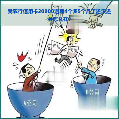 我农行信用卡20000逾期4个多5个月了还没还会怎么样？