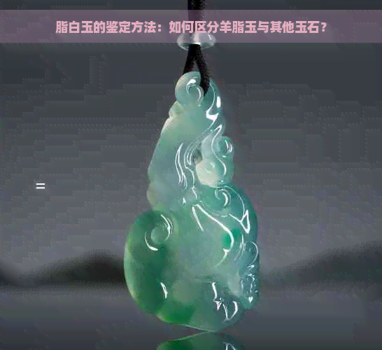 脂白玉的鉴定方法：如何区分羊脂玉与其他玉石？