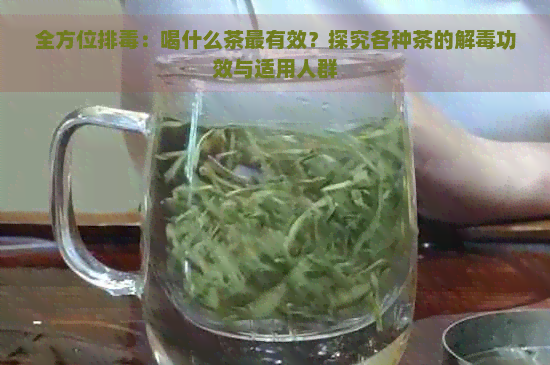 全方位排：喝什么茶最有效？探究各种茶的解功效与适用人群