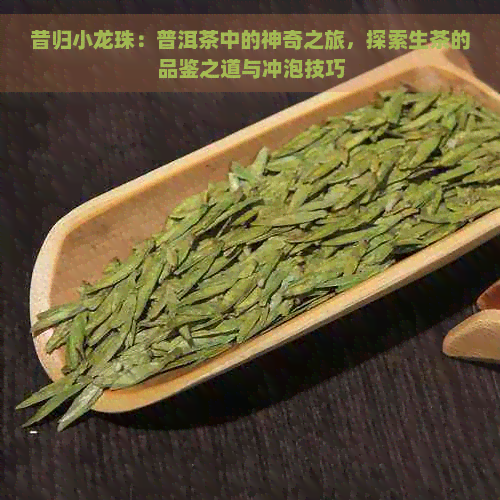 昔归小龙珠：普洱茶中的神奇之旅，探索生茶的品鉴之道与冲泡技巧