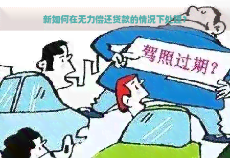 新如何在无力偿还贷款的情况下处理？