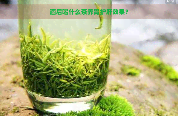 酒后喝什么茶养胃护肝效果？