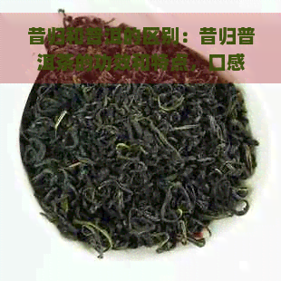 昔归和普洱的区别：昔归普洱茶的功效和特点，口感，熟茶