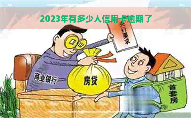 2023年有多少人信用卡逾期了