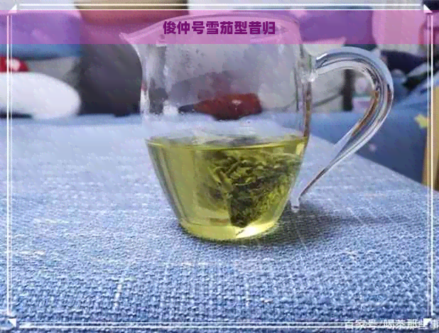 俊仲号雪茄型昔归