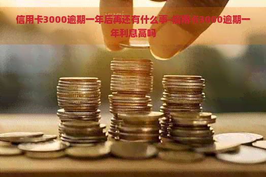 信用卡3000逾期一年后再还有什么事-信用卡3000逾期一年利息高吗