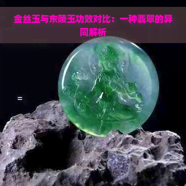 金丝玉与东陵玉功效对比：一种翡翠的异同解析