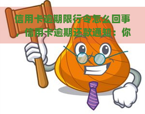 信用卡逾期限行令怎么回事，信用卡逾期还款通知：你需要了解的全部信息