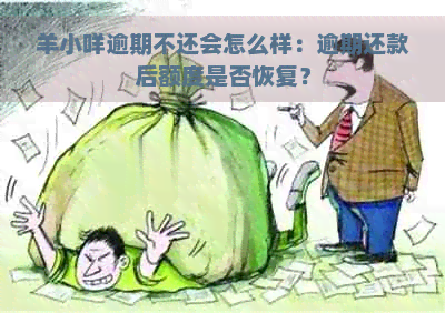 羊小咩逾期不还会怎么样：逾期还款后额度是否恢复？