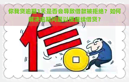 你我贷逾期1天是否会导致借款被拒绝？如何解决逾期问题以便继续借贷？