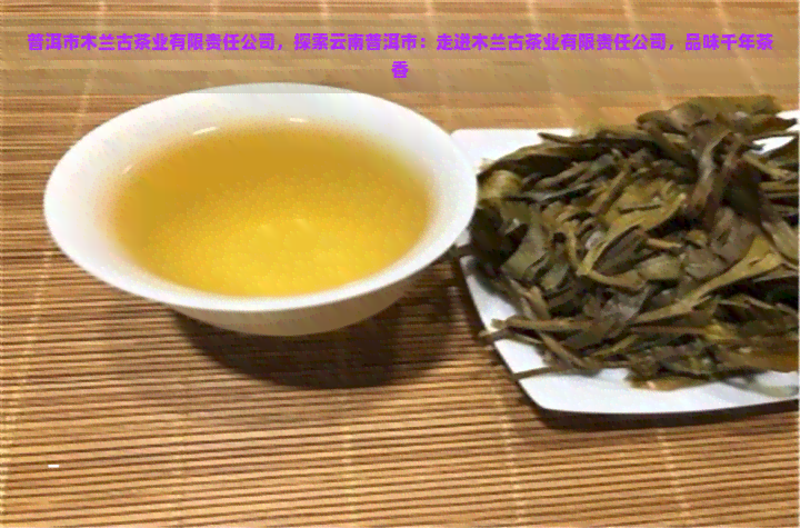 普洱市木兰古茶业有限责任公司，探索云南普洱市：走进木兰古茶业有限责任公司，品味千年茶香