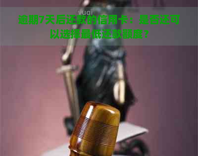 逾期7天后还款的信用卡：是否还可以选择更低还款额度？