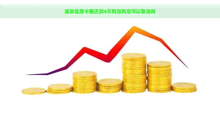 浦发信用卡晚还款4天利息利息可以取消吗