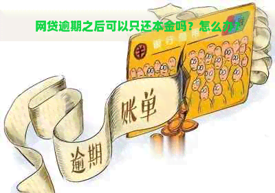 网贷逾期之后可以只还本金吗？怎么办？