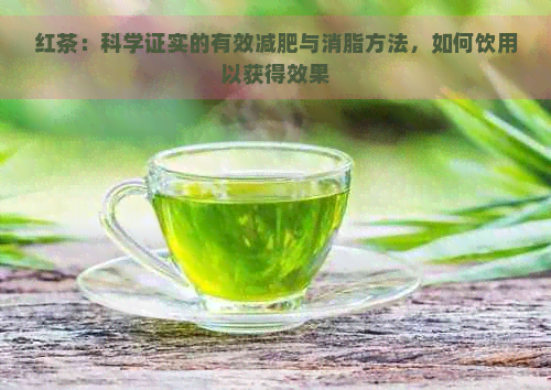 红茶：科学证实的有效减肥与消脂方法，如何饮用以获得效果