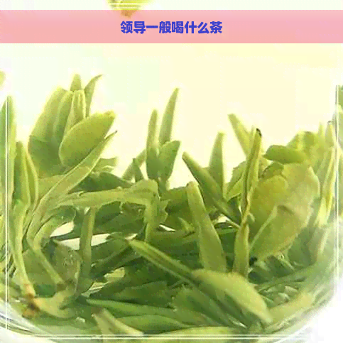 领导一般喝什么茶